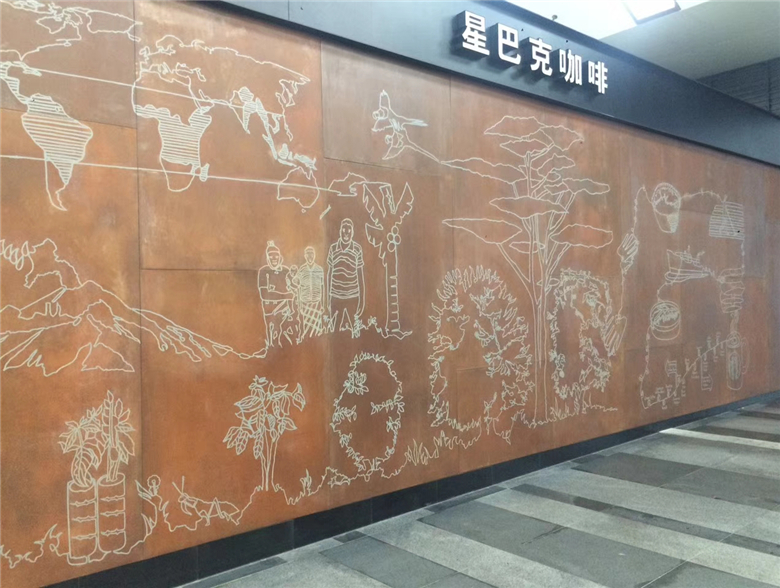 东城耐候钢幕墙
